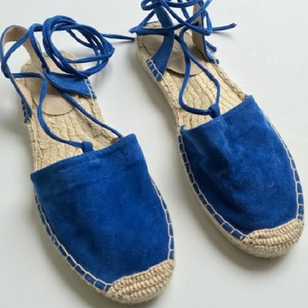 GAP Suede Espadrille Black, Blue, Pink NEW - Picture 5 of 8